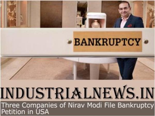 Three Companies of Nirav Modi File Bankruptcy Petition in USA