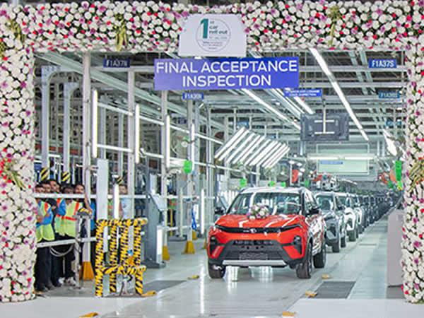 Tata Rolls Out EVs, Announces Production at Sanand Plant