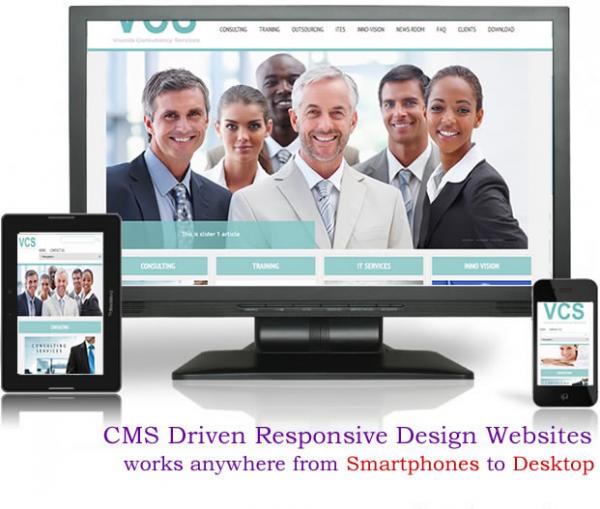 SIPL implements CMS driven Responsive Design Websites for smartphones